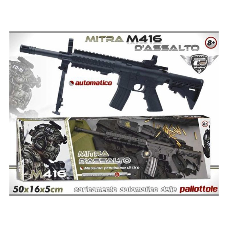 Play More Mitra D'Assalto M416 Gioco Giocattolo Bambini 50X16X5 cm ...