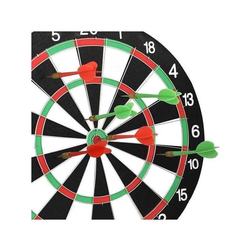 Hongu Gioco tirassegno Bersaglio con 4 Freccette Dardi 30 cm Tiro a...
