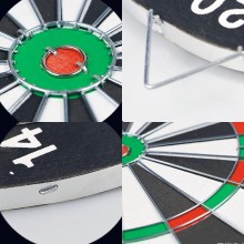 Gioco tiro a segno con 6 Freccette frecce Bersaglio due lati 38 cm 2 giochi