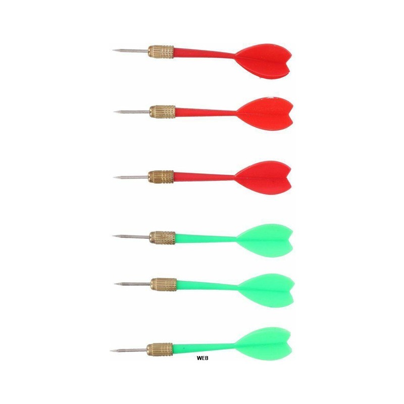 Hongu Bersaglio tiro a segno dardo 6 freccette doppio lato 43 cm gi...