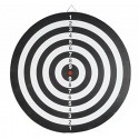 Bersaglio tiro a segno dardo 6 freccette doppio lato 43 cm gioco gancio da muro
