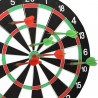 Hongu Bersaglio tiro a segno dardo 6 freccette doppio lato 43 cm gi...