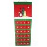 FGF Calendario Avvento di Natale Feltro con 24 Tasche Decorazioni N...