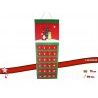 FGF Calendario Avvento di Natale Feltro con 24 Tasche Decorazioni N...