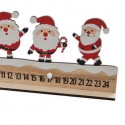 Calendario Avvento di Natale legno 24 numeri Decorativo 30x13,5 cm natalizio