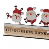 FGF Calendario Avvento di Natale legno 24 numeri Decorativo 30x13,5...