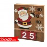 FGF Calendario Avvento di Natale in legno babbo natale Decorazione ...