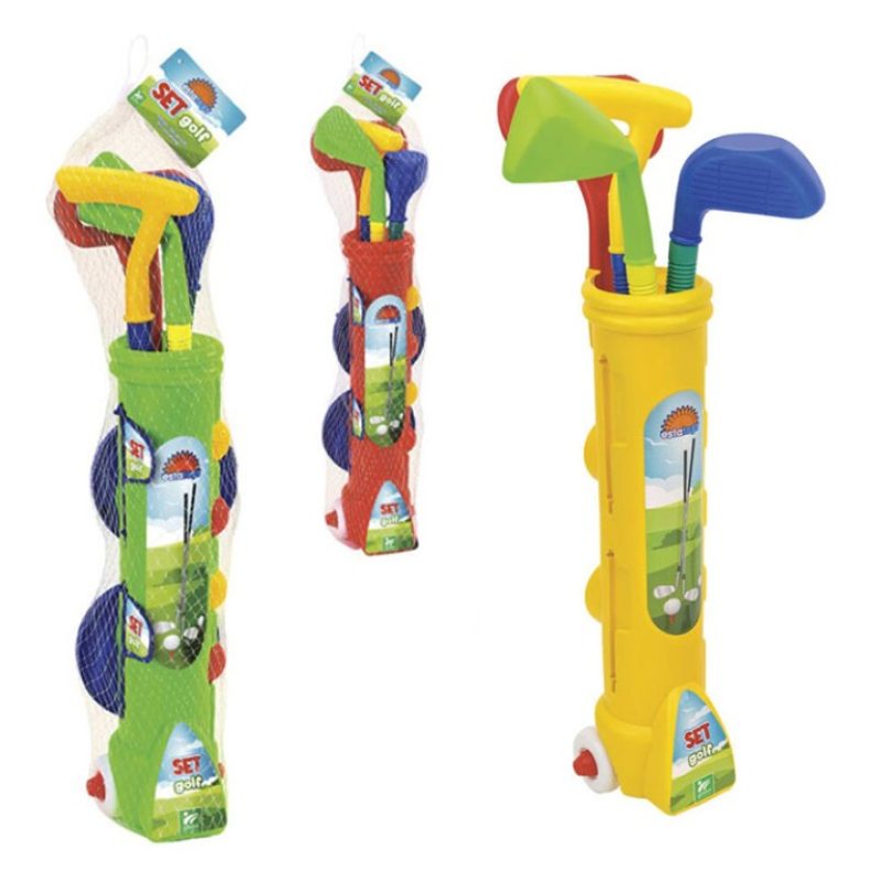 Hongu Set da golf giocattolo in plastica gioco 4 palline 3 mazze 2 ...