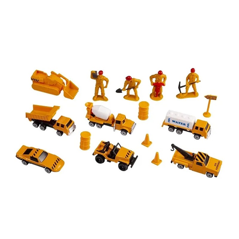 Hongu Set da gioco 7 macchinine giocattolo per bambini 1:64 con acc...