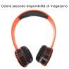 Cuffie SY2324 cuffia semplici radio music player cavo tasto chiamata pausa