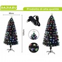 Albero di Natale Artificiale con luci led RGB multicolore altezze 60/90/120 cm