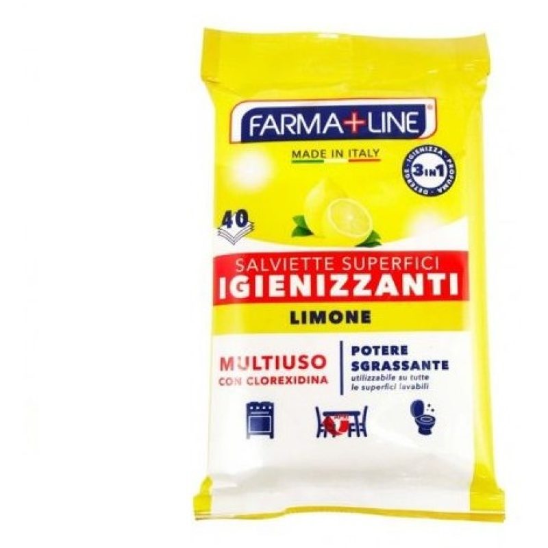 Farma+Line 200x salviette igienizzanti multiuso umidificate FARMA+L...