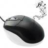 Mouse ottico mini cavo USB tre tasti computer windows mac universale cablato