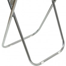 Tavolo tavolino pieghevole richiudibile Quadrato in legno e metallo 60x70 cm