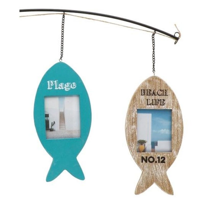AD Trend Cornice portafoto rettangolare tema mare canna da pesca 3 ...