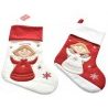 Nataluna Calza befana 46 cm 2PZ natale epifania vuota decorazione p...