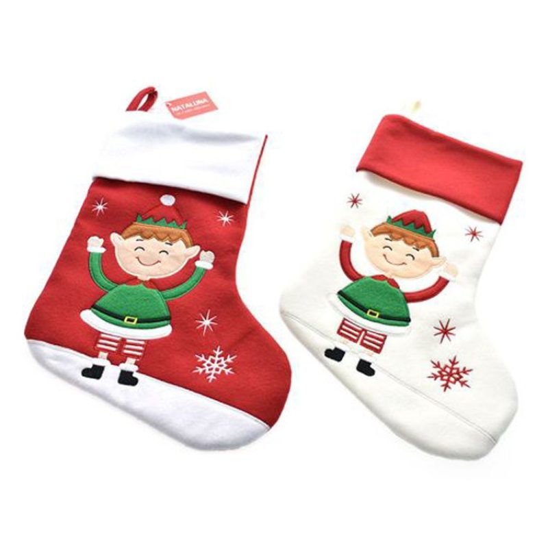 Nataluna Calza befana da 46cm 2PZ natale epifania decorazione porta...