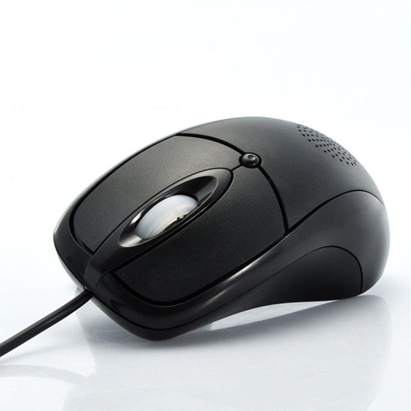 Mouse ottico mini cavo USB tre tasti computer windows mac universale cablato