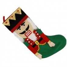 Calza befana 2PZ natale epifania decorazione porta dolci schiaccianoci da 55cm