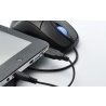 Mouse ottico mini cavo USB tre tasti computer windows mac universale cablato