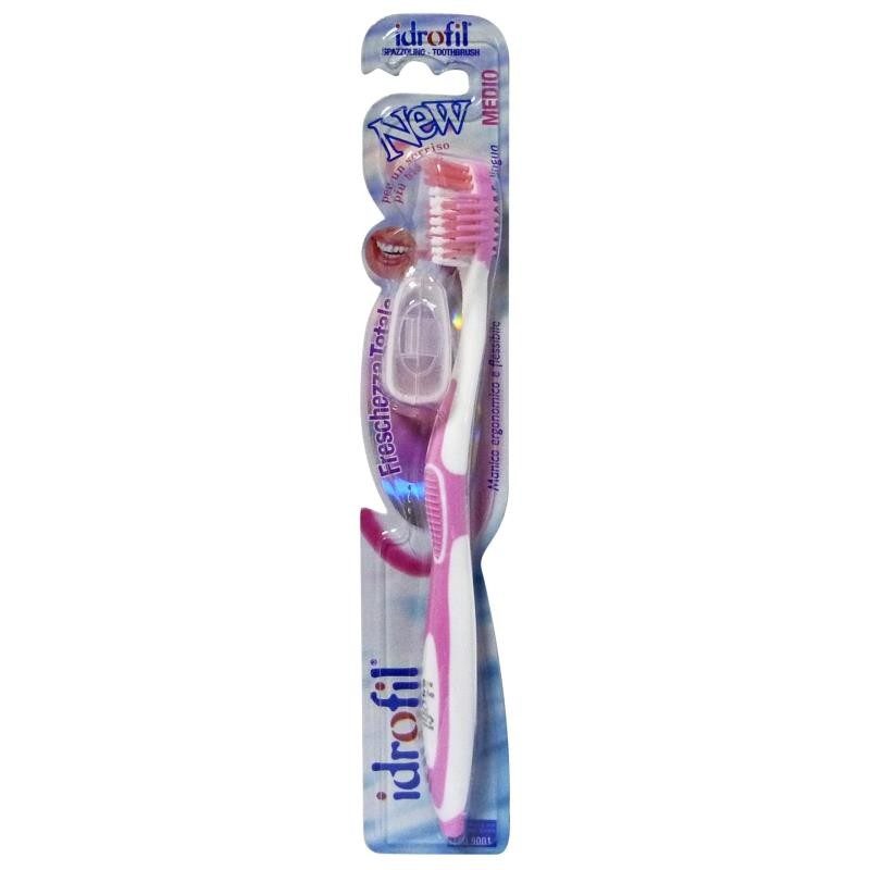 Idrofil Set da 12 spazzolini da denti IDROFIL New setole medie colo...
