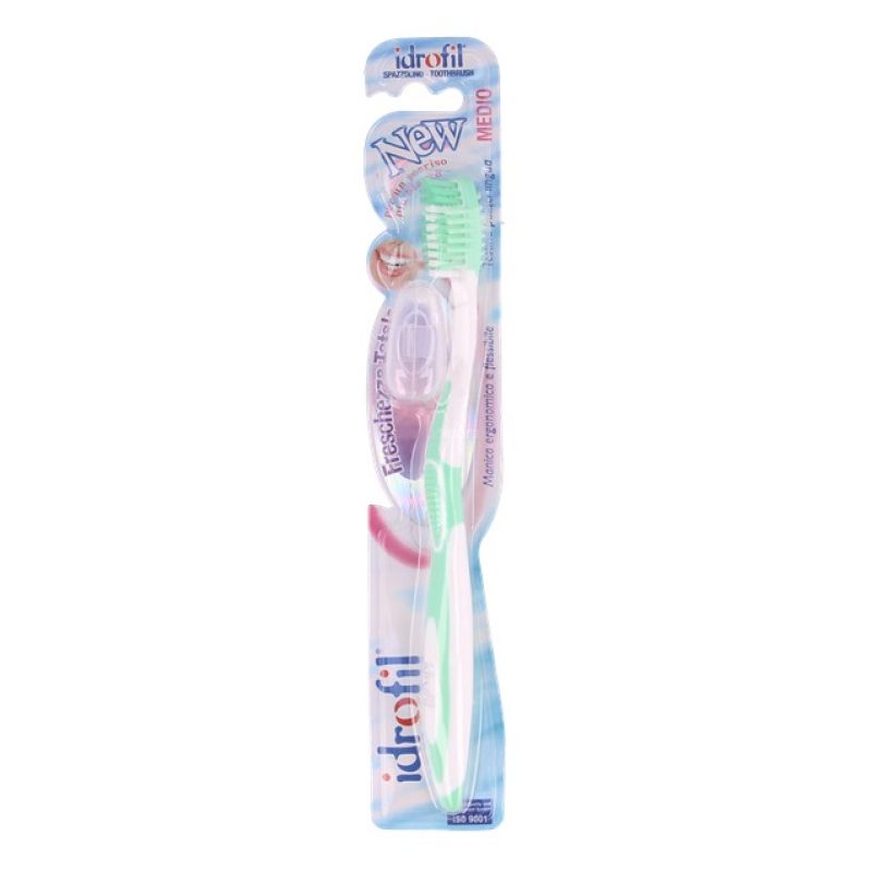 Idrofil Set da 12 spazzolini da denti IDROFIL New setole medie colo...