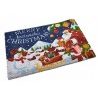 Nataluna Zerbino cocco Natalizio Natale Tappeto Porta Ingresso 40x6...