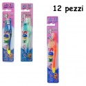 Set da 12 spazzolini da denti IDROFIL Kids per bambini colorato setole morbide