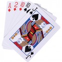 6 mazzi Carte da gioco poker 52 plastificate Black Jack giochi Ramino Scala
