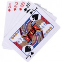 6 mazzi Carte da gioco poker 52 plastificate Black Jack giochi Ramino Scala