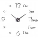 Moderno 3D DIY orologio da parete, grande orologio adesivo fai da te