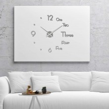 Moderno 3D DIY orologio da parete, grande orologio adesivo fai da te