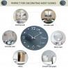 Hongu Elettronics Moderno 3D DIY orologio da parete, grande orologi...