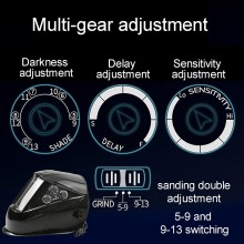 Maschera casco protezione totale saldatura auto oscurante solare saldatore Tig MMA MIG MAG