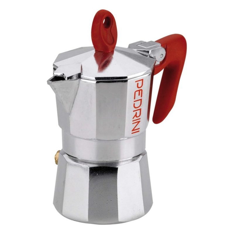 Pedrini Caffettiera Pedrini Brillant Modello Kaffettiera Manico Ros...