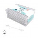 Cotton fioc in cotone bastoncini cotonati Baby biodegradabili 6 pacchi da 56pz