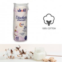 IDROFIL Dischetti Levatrucco 100% cotone idrofilo tondi 4800PZ made in Italy