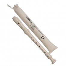 YAMAHA YRS23 Flauto 2 PEZZI dolce soprano in do Scovolino Diteggiatura Tedesca