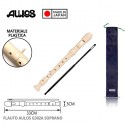 Aulos 302A Flauto Dolce 2 PEZZI Soprano Diteggiatura Tedesca Principianti Musica