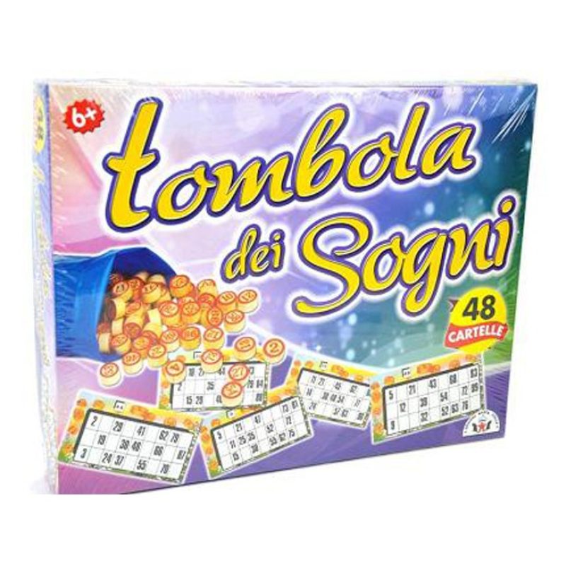 Gioco tombola dei sogni 48 Cartelle natalizia gioco di società nume...