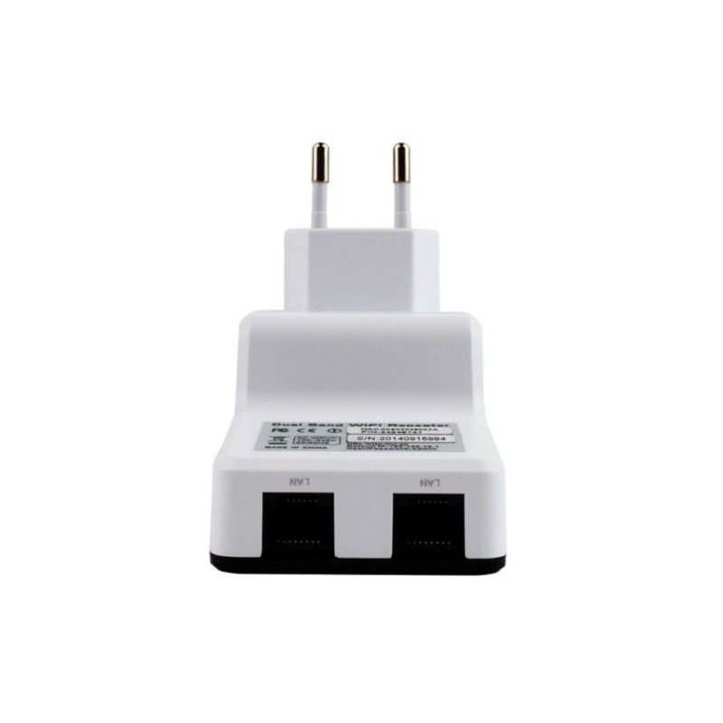 Ripetitore segnale wireless wifi 2 ethernet 802.11b/g lan 300mb/s 2,4ghz