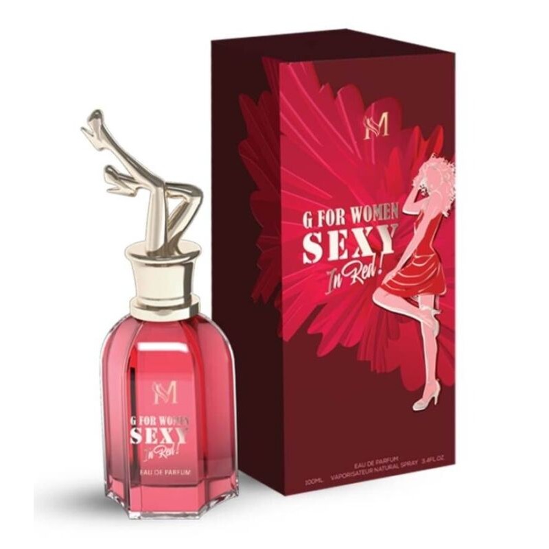 Profumo Donna G For Women Sexy in red 100ml parfum femme montage brands