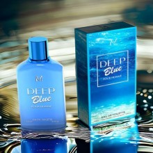 Deep Blue Eau De Toilette Profumo uomo pour homme 100ml Montage Brands fragranza
