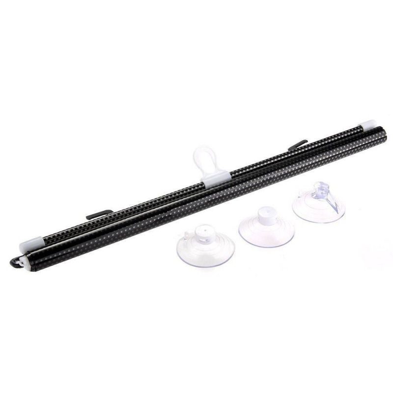 Tendina parasole avvolgibile PVC auto finestrino ventose sole macchina nero