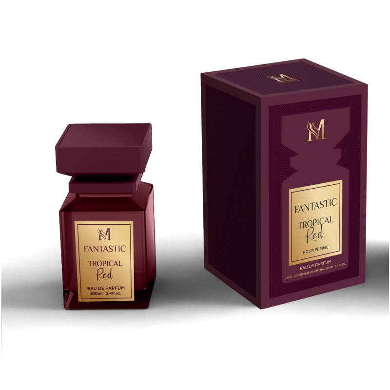 Fantastic Tropical Red Eau De Parfum Pour Femme 100ml - Montage Brands donna