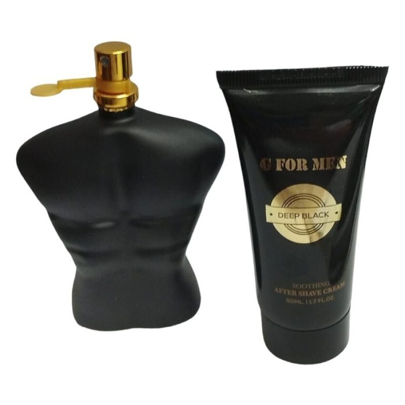 Montage Set Regalo Uomo cofanetto G for Men Deep Black Profumo 50+5...