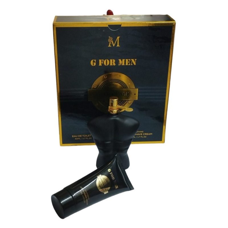 Montage Set Regalo Uomo cofanetto G for Men Deep Black Profumo 50+5...