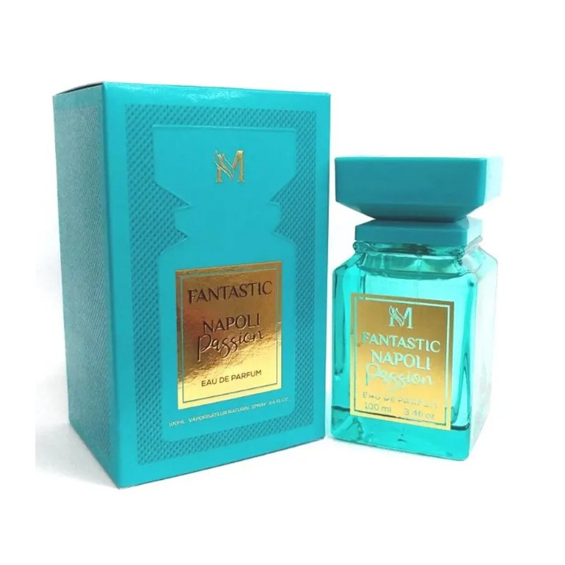 Profumo unisex Fantastic Napoli Eau De parfum uomo e donna 100ml spray montage