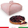WeHome Scatola porta torte in Cartone spatolata rosa misura 39,5x39...