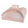 WeHome Scatola porta torte in Cartone spatolata rosa misura 39,5x39...